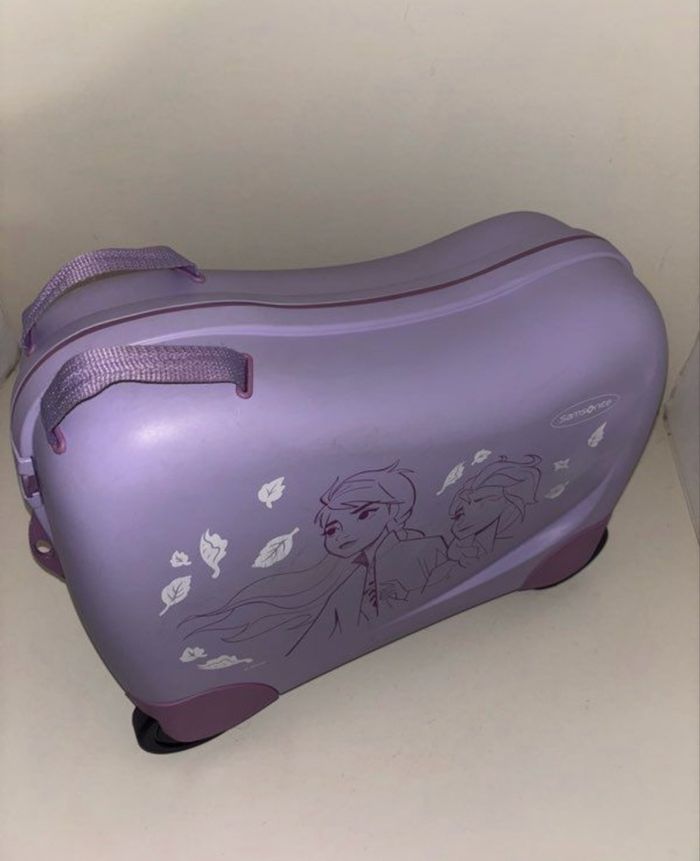 VALISE SAMSONITE ENFANT REINE DES NEIGE 100€ PRIX MAGASIN - photo numéro 3
