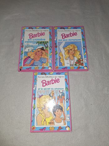 Lot 3 livres barbie