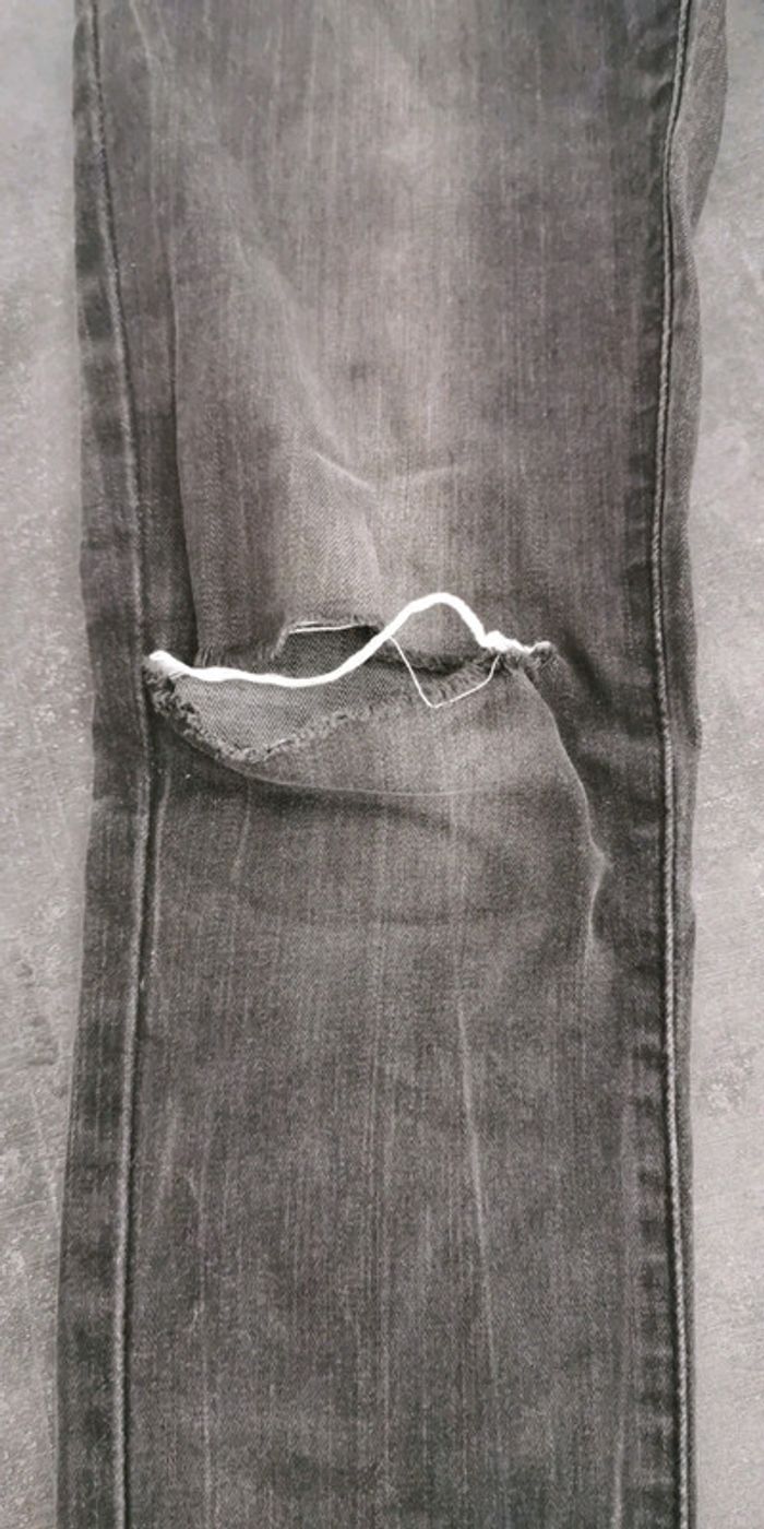 Jeans noir délavé - photo numéro 3