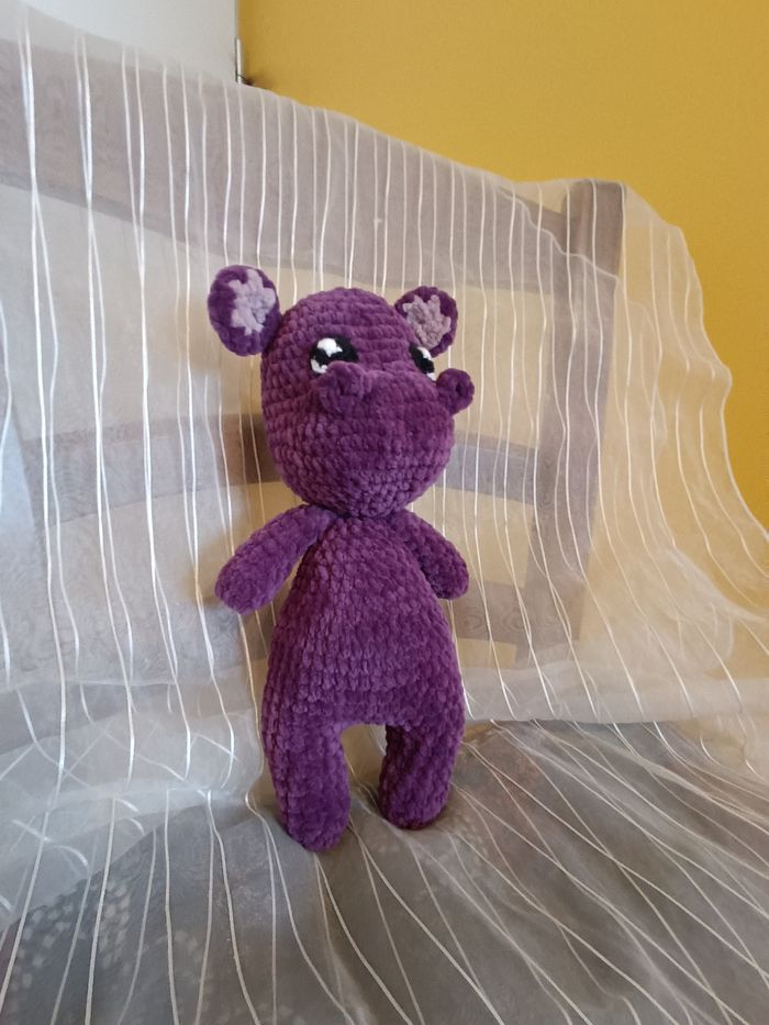 Hippopotame amigurumi peluche - photo numéro 2
