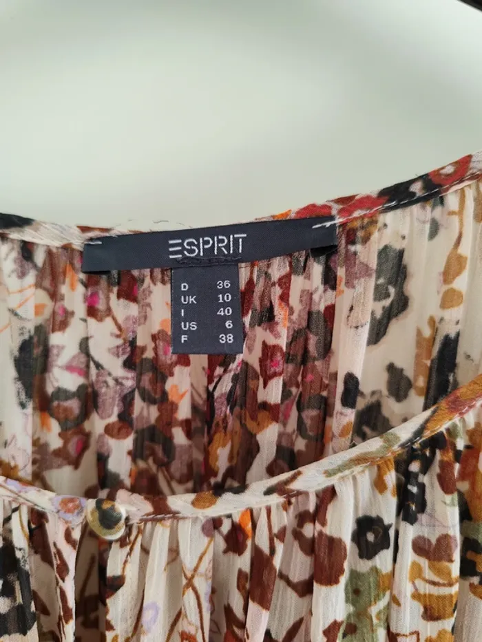 Superbe robe Esprit style bohème fleurie avec jupon M - photo numéro 9