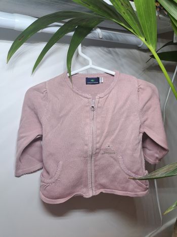 Gilet rose / lilas 6 mois 