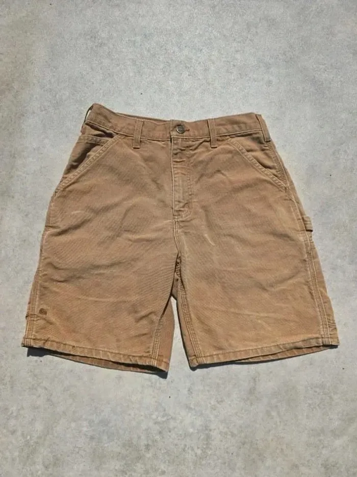 Short Carhartt W29 FR38 beige Homme Men SHO102 - photo numéro 2