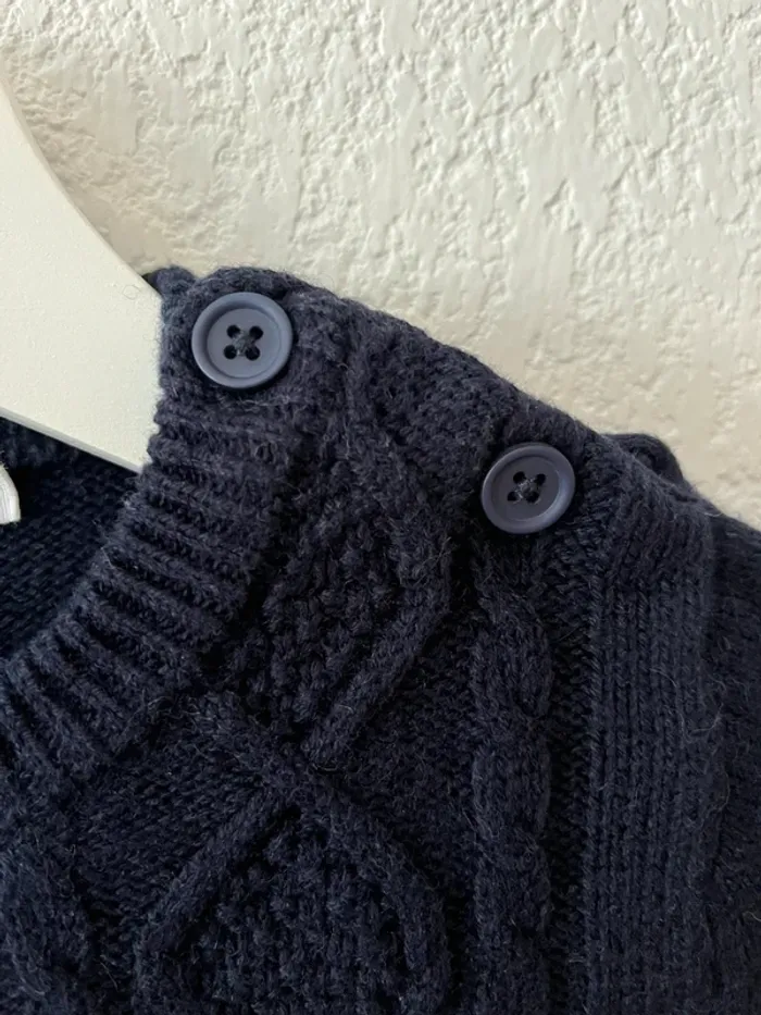 Pull marin bébé garçon Bout’chou 18 mois – Bleu marine - photo numéro 4