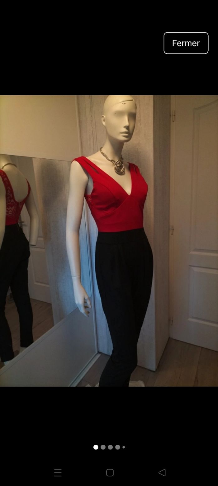 Combinaison dos dentelle