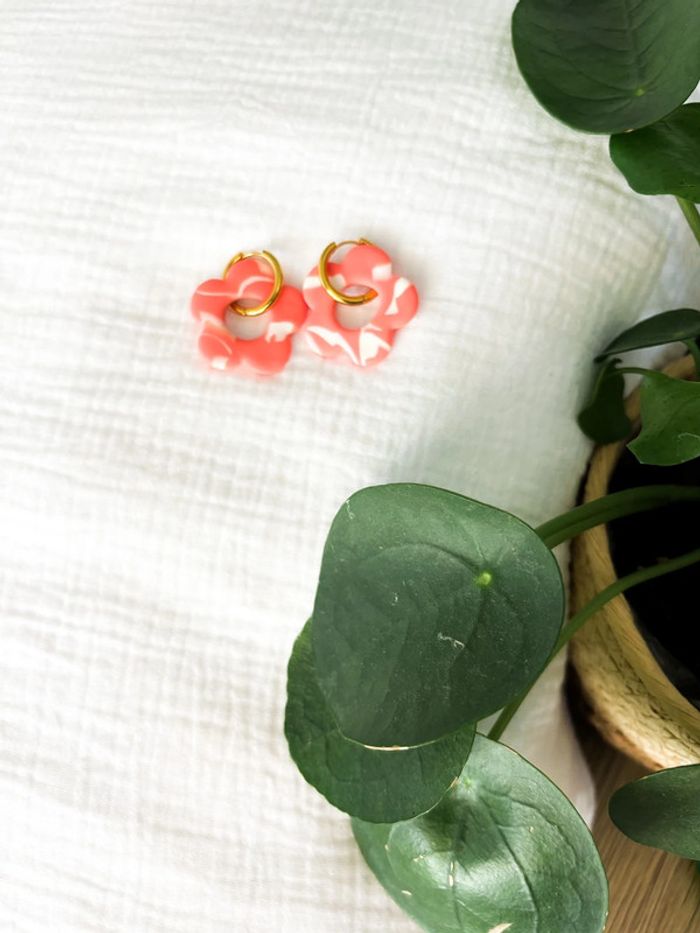 Boucles d’oreilles fleurs