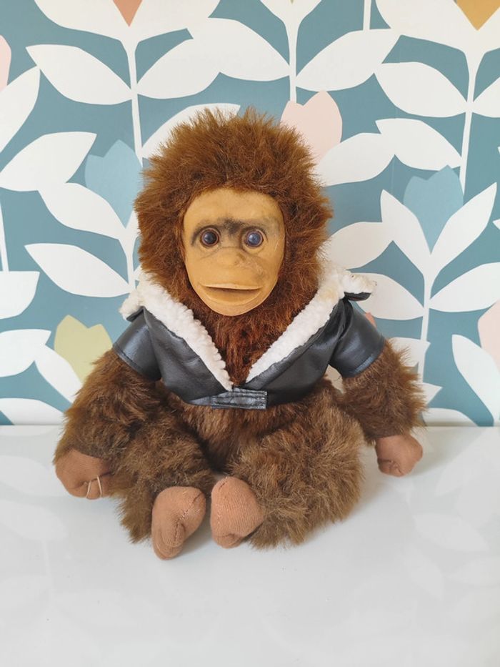 Peluche singe vintage