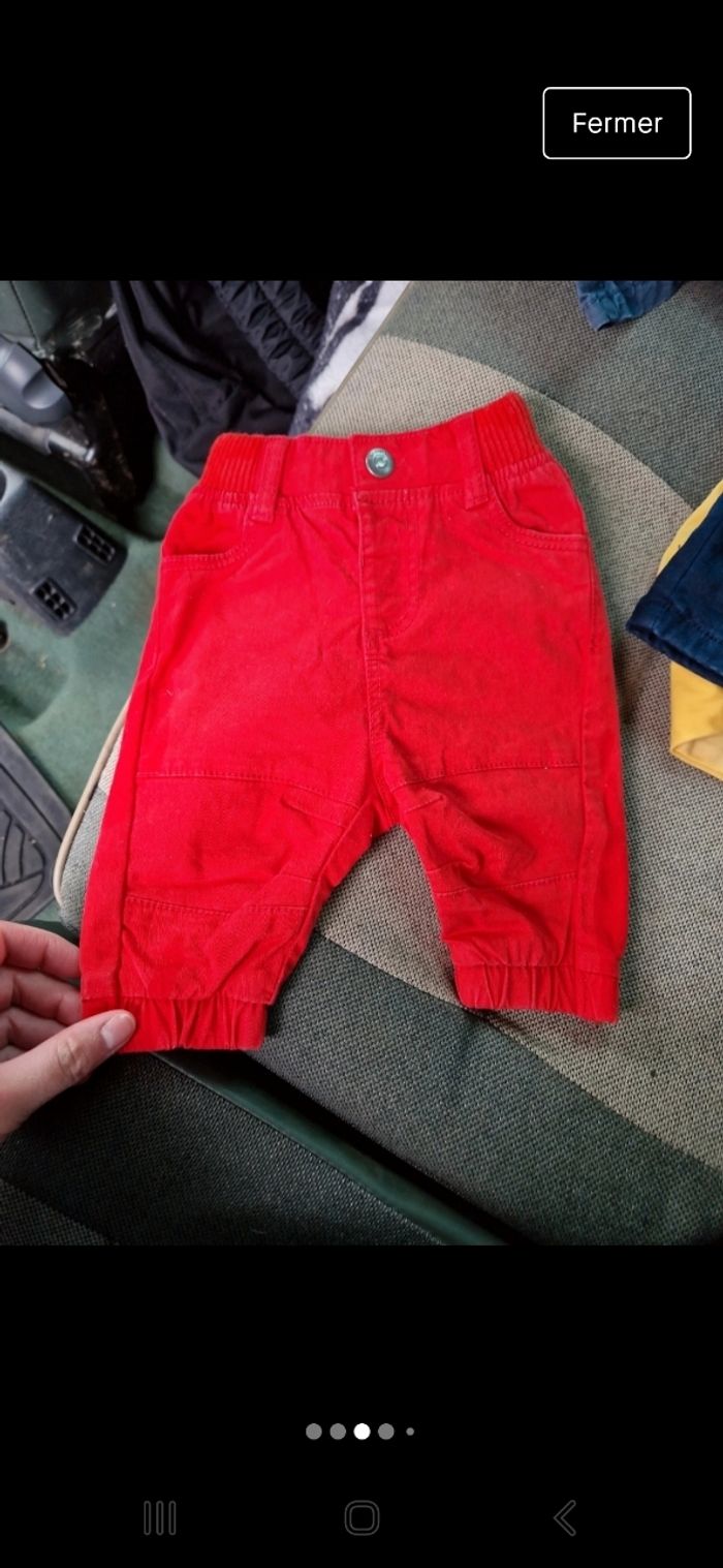 Lot dix pantalon taille 3 mois - photo numéro 3