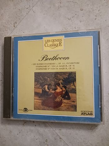 CD Beethoven symphonies 7 et 8 orchestre de Vienne