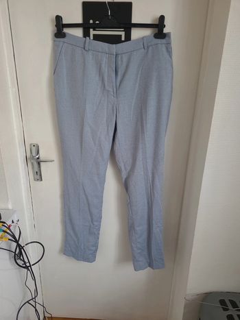 Pantalon pince bleu ciel