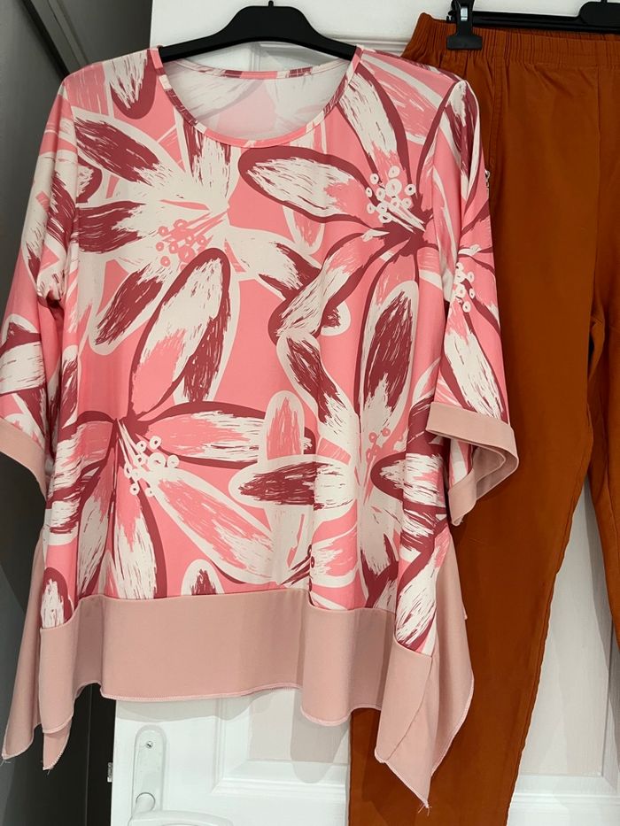 Lot pantalon rouille 50 + tunique T50 - photo numéro 3