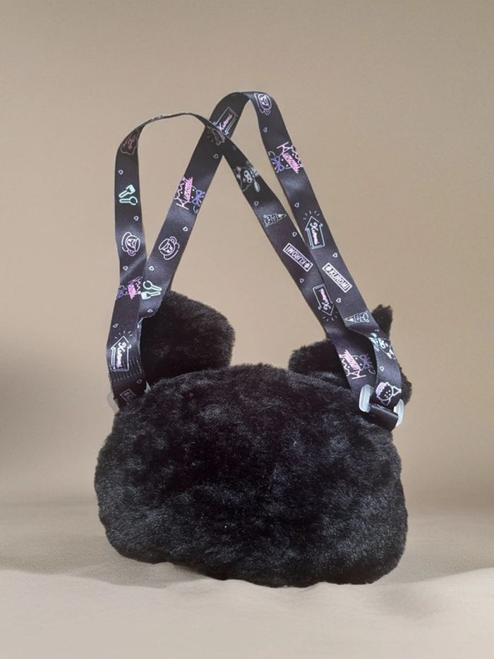 Sac bandoulière Kuromi noir - photo numéro 3