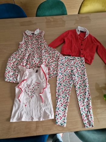 Lot 4 pièces sergent major 3 ans 98cm