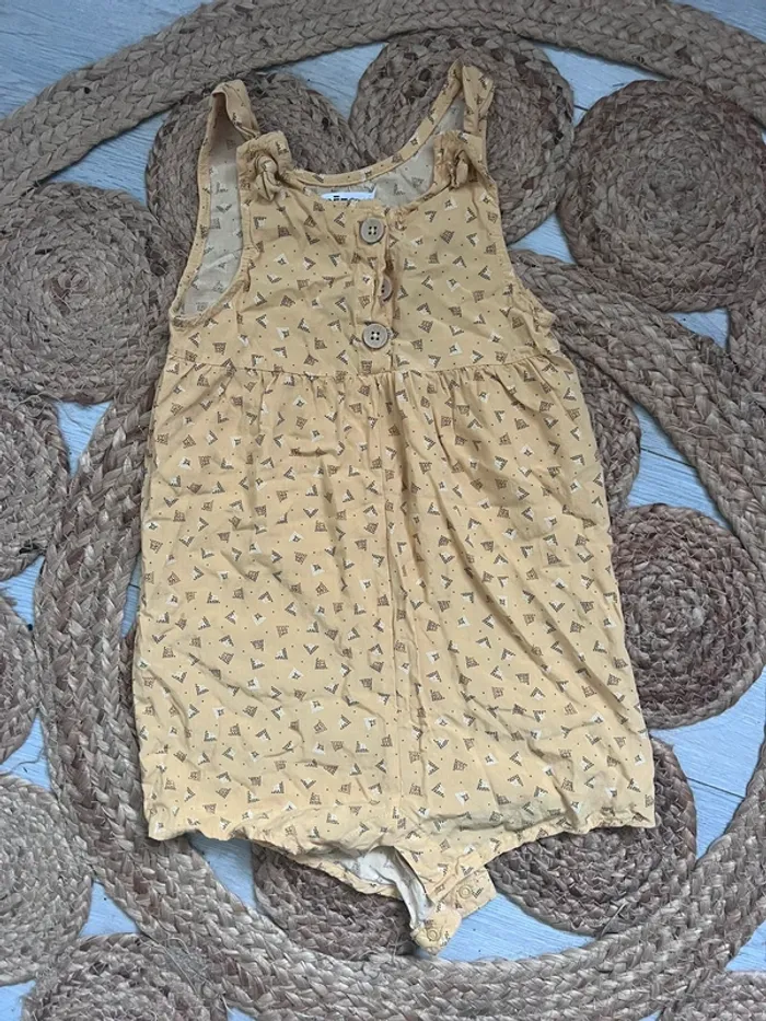 Combinaison short été fille Gemo 3 ans