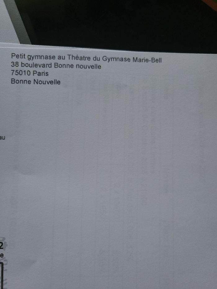 J'ai deux places pour le spectacle de Syphax à samedi 4 octobre 21h à  Paris ce soir, auquel je ne pourrai finalement pas assister - photo numéro 3