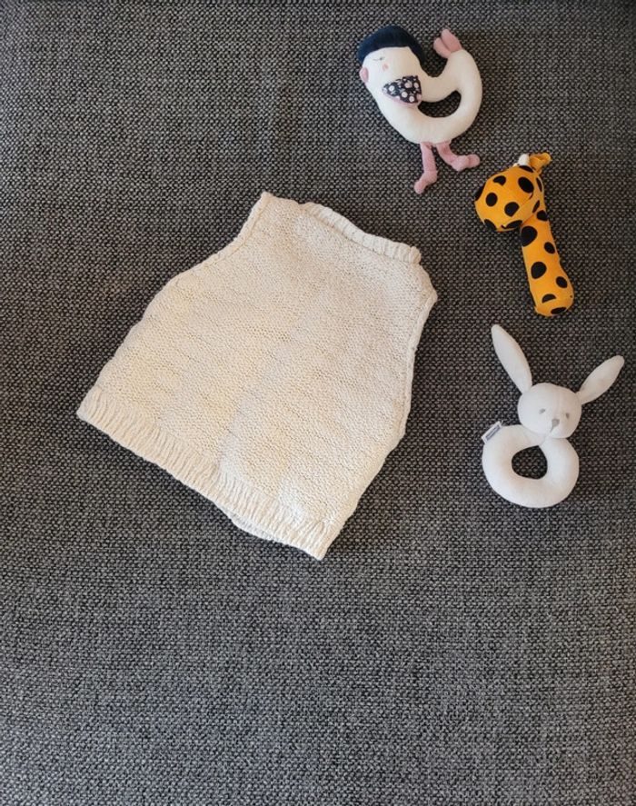 Gilet sans manche fille 18 mois - photo numéro 5