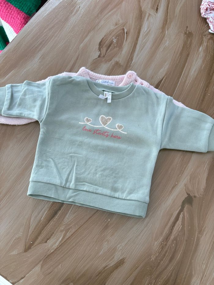 Lot 2 pull 3 mois hiver - photo numéro 3