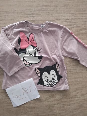 Haut manches longues Minnie 4 ans