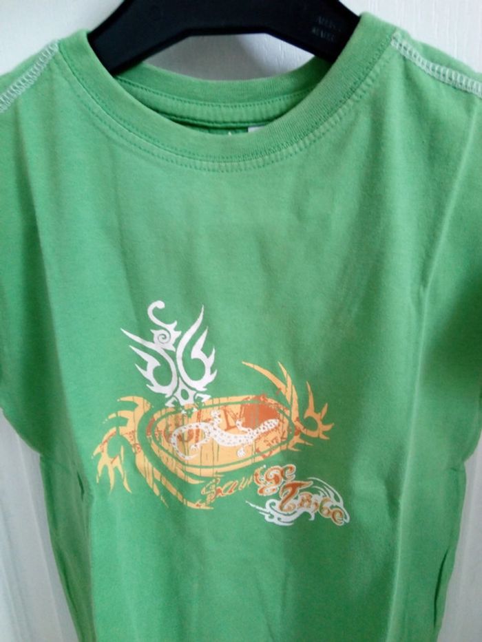 Tee-shirt vert T.6 ans - Tissaia - photo numéro 5