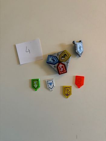 Lot de boucliers lego Nexo Knights pouvoirs 4