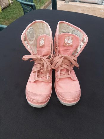 Palladium BAGGY vieux rose Bottines à lacets
