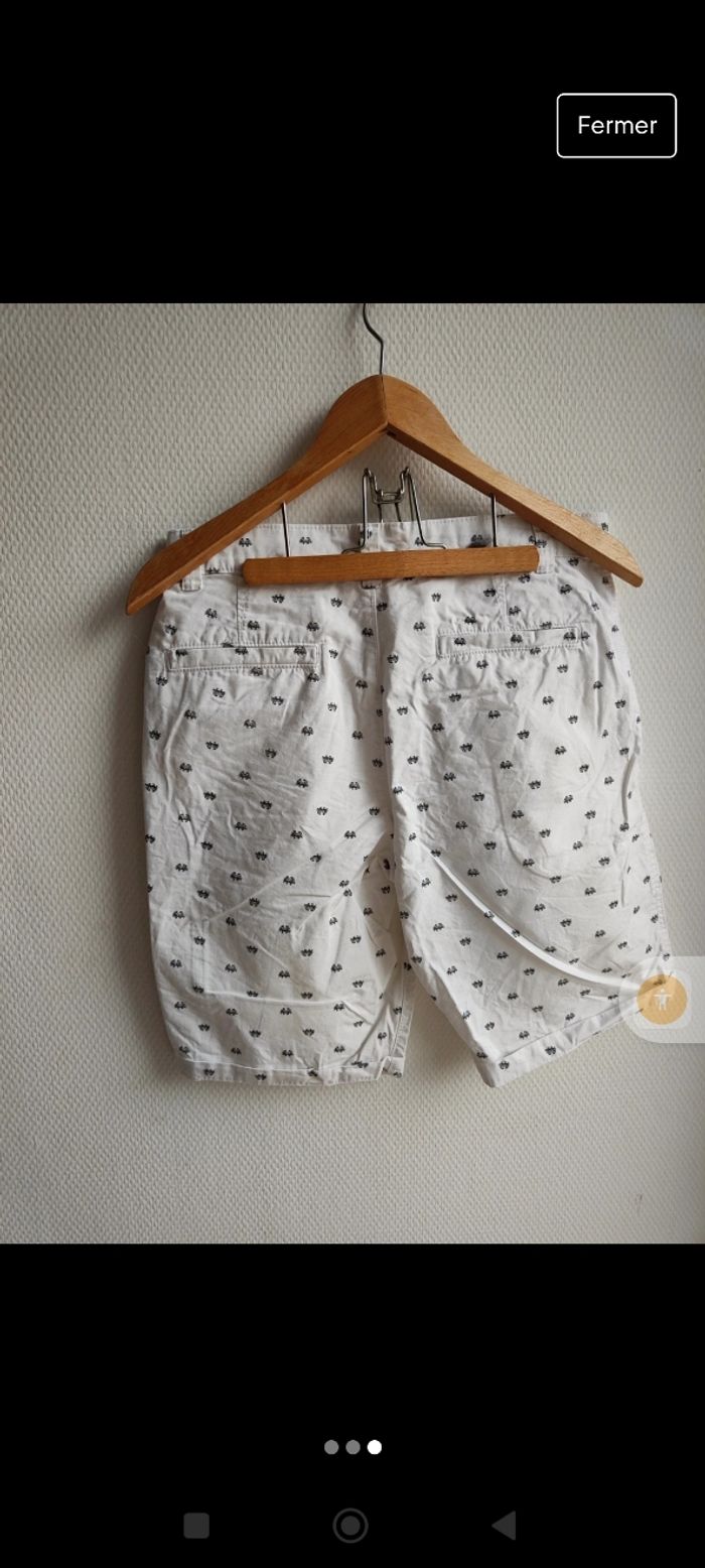 Short Kiabi Blanc 38 - photo numéro 3
