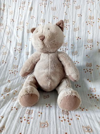 Peluche doudou chat Jacadi