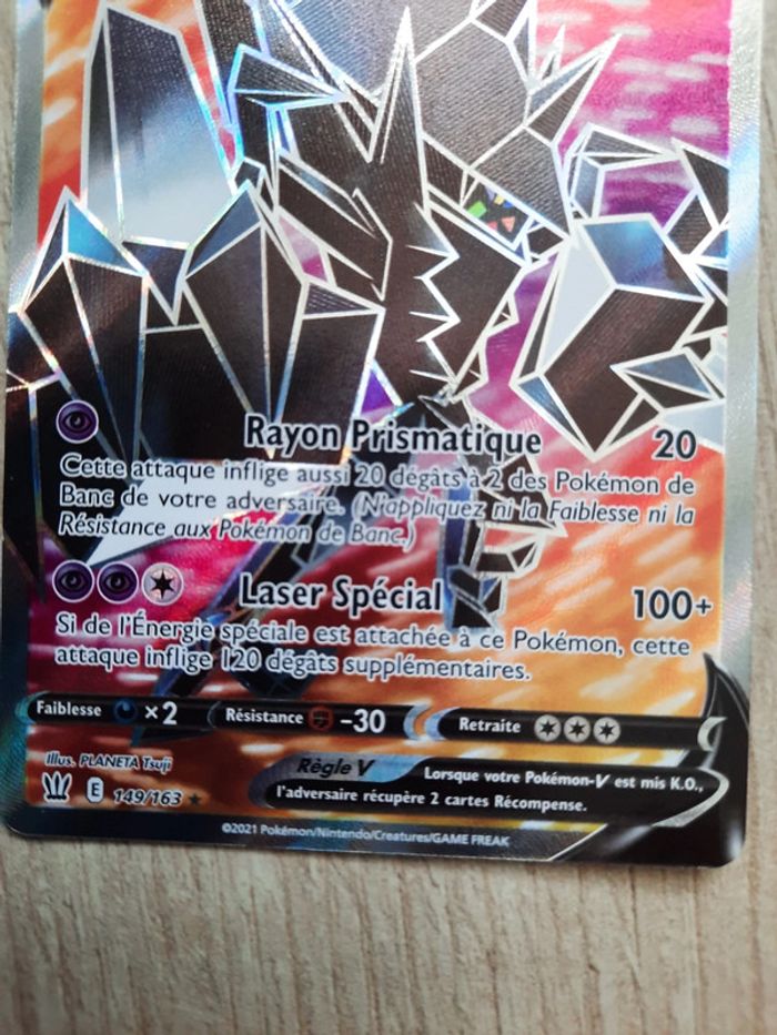 Carte Pokemon Necrozma V PV 220 149/163 neuve - photo numéro 3