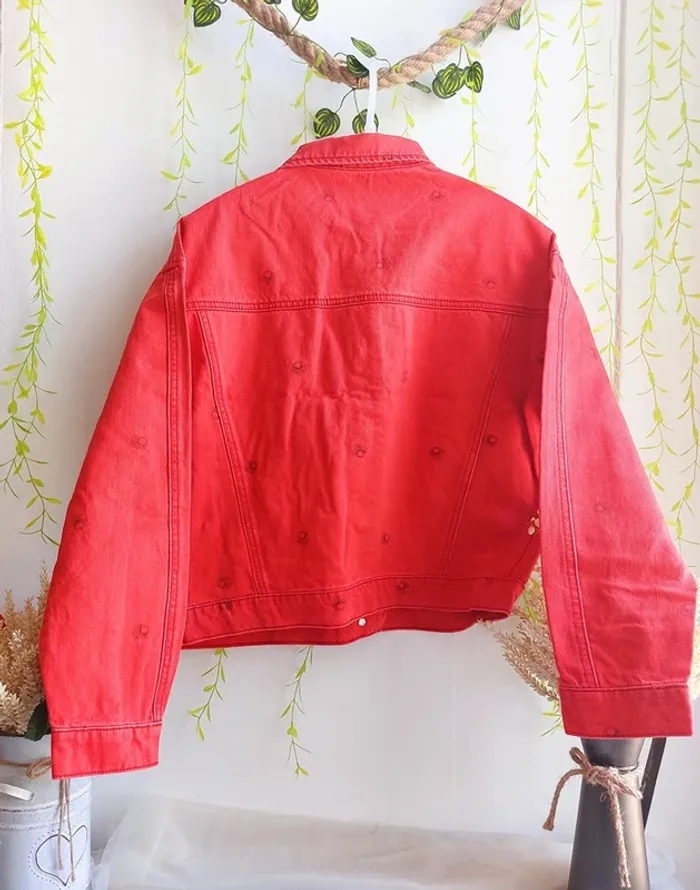 Veste en jean Miss Captain Trend – M – Corail – État : Neuf avec étiquette - photo numéro 4