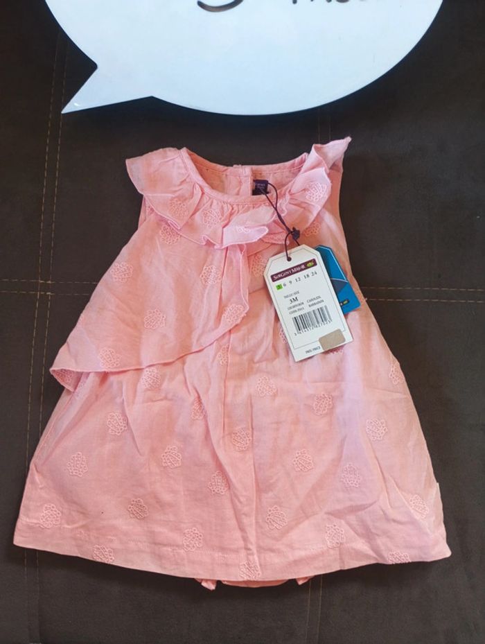 Ensemble Robe avec boomer assorti Fille 3 mois Sergent major - photo numéro 2