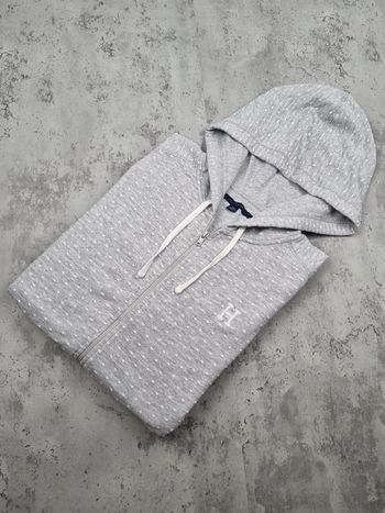 Gilet zippé à capuche Tommy Hilfiger gris XXL Femmes