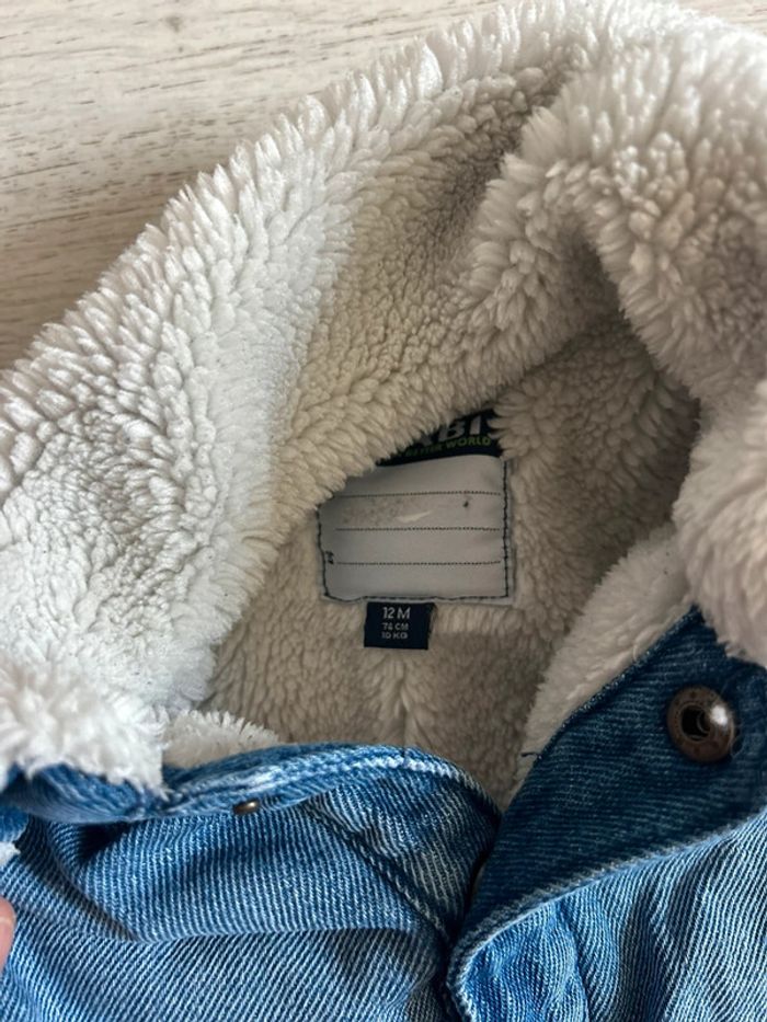 Veste polaire en jean - photo numéro 5