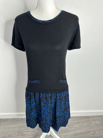 Robe noire et bleue marine Comptoir des Cotonniers T38 M