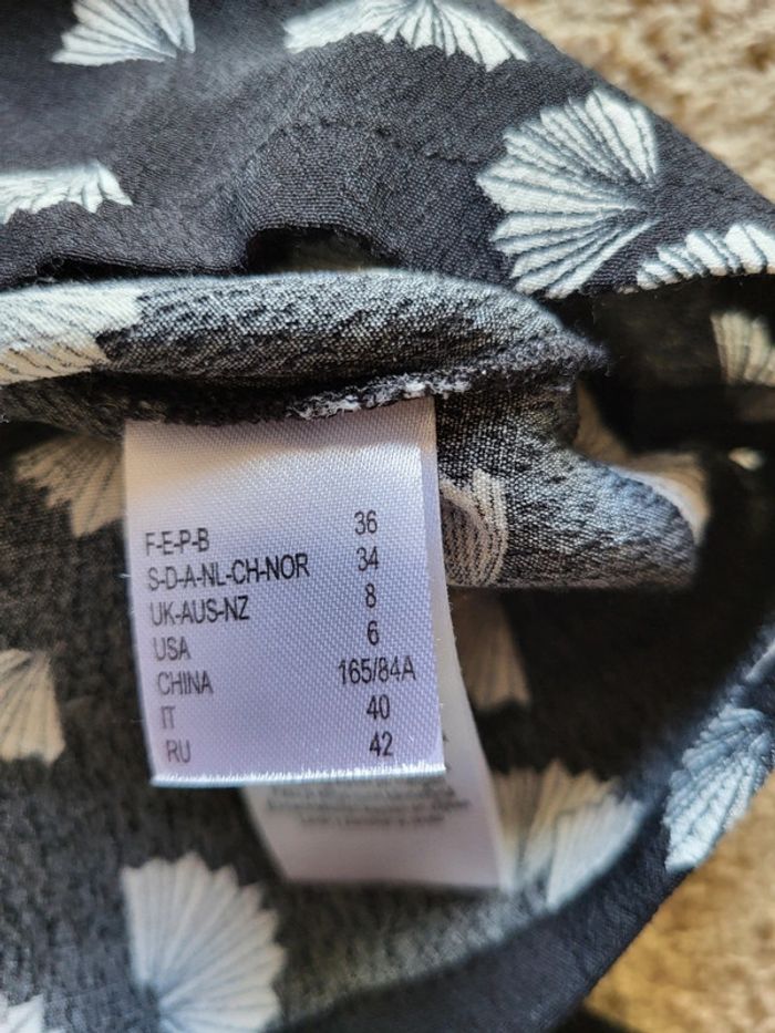 Chemise à motifs éventails noir et blanc - Mademoiselle R de La Redoute - photo numéro 10