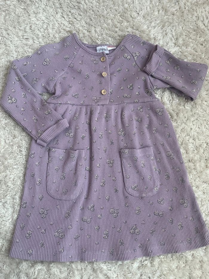 Magnifique robe Zara, 4 ans violet pastel 💜 - photo numéro 7