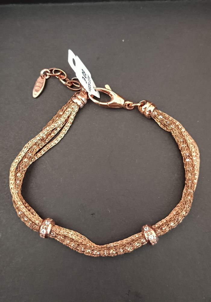 Bracelet Femme, 4 tours. Argent 925 et oxyde de zirconium. Neuf. - photo numéro 6