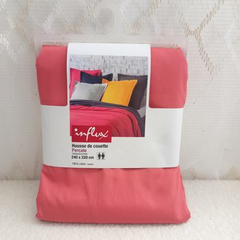 Housse de couette Percale 240x220 cm/100% coton