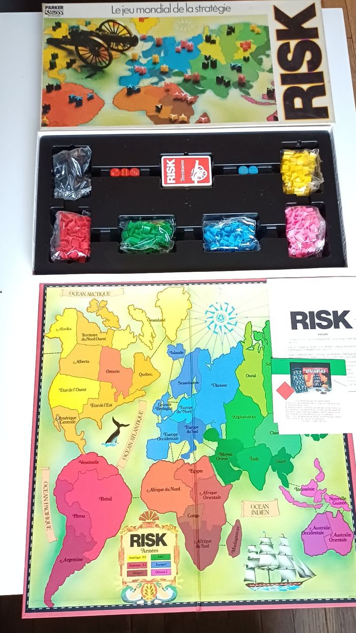 Jeu de société risk chez parker.