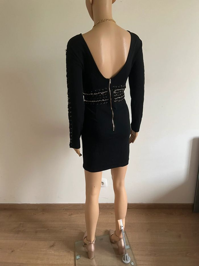 Robe noire et dorée NaaNaa taille US 10 jamais portée - photo numéro 10