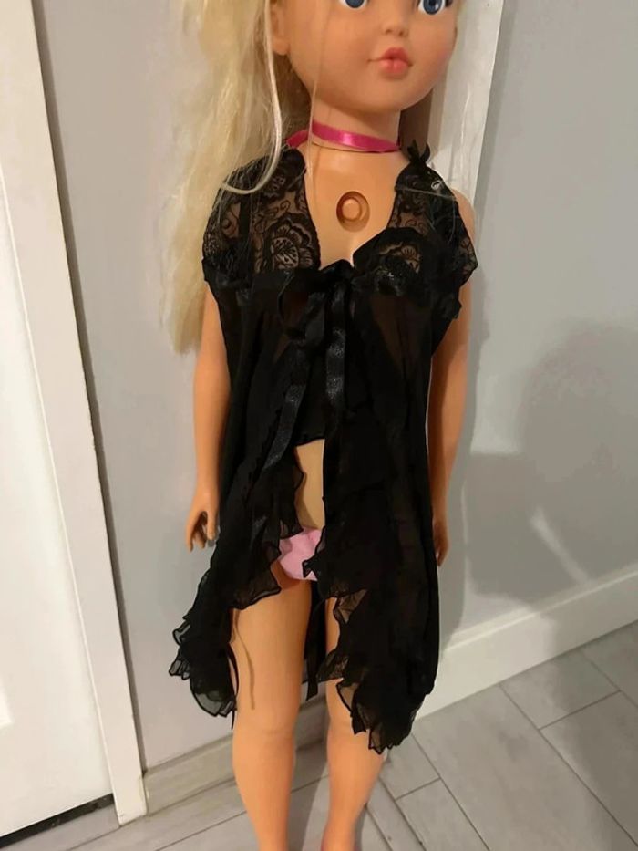 Nuisette sexy transparente fermeture devant taille S anaïs - photo numéro 3