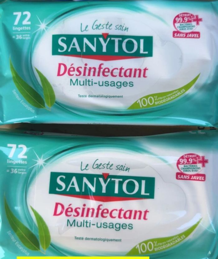 Carton lingette sanytol