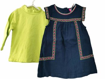 18 mois bébé fille ensemble orchestra robe et t-shirt