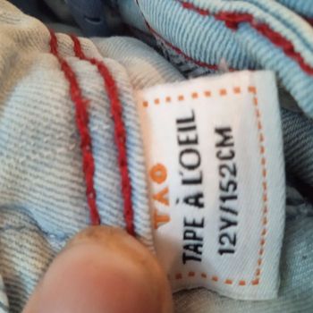 Bermuda en jeans clair neuf tape à l'oeil