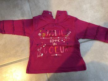 T-shirt manches longues fille 6 mois