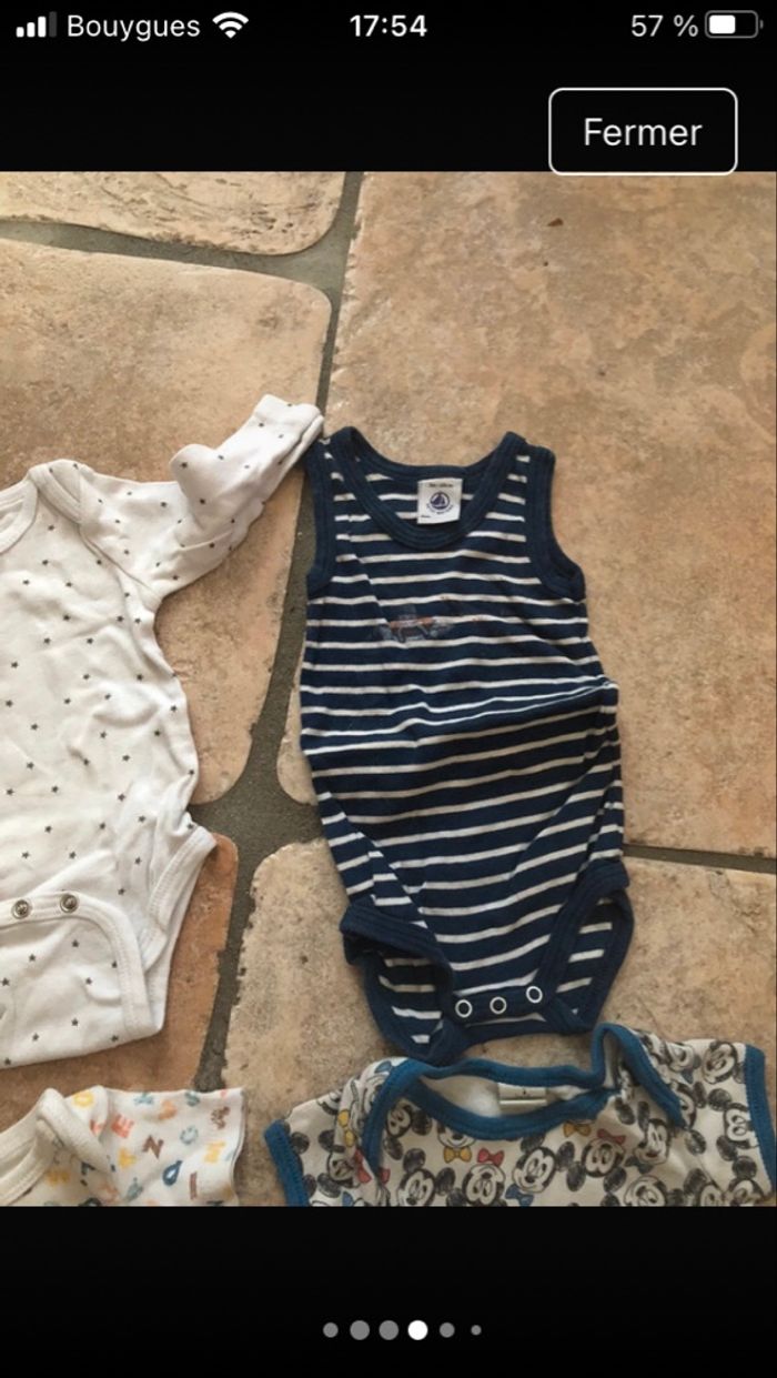 Lot bodys de 6 à 9 mois - photo numéro 4