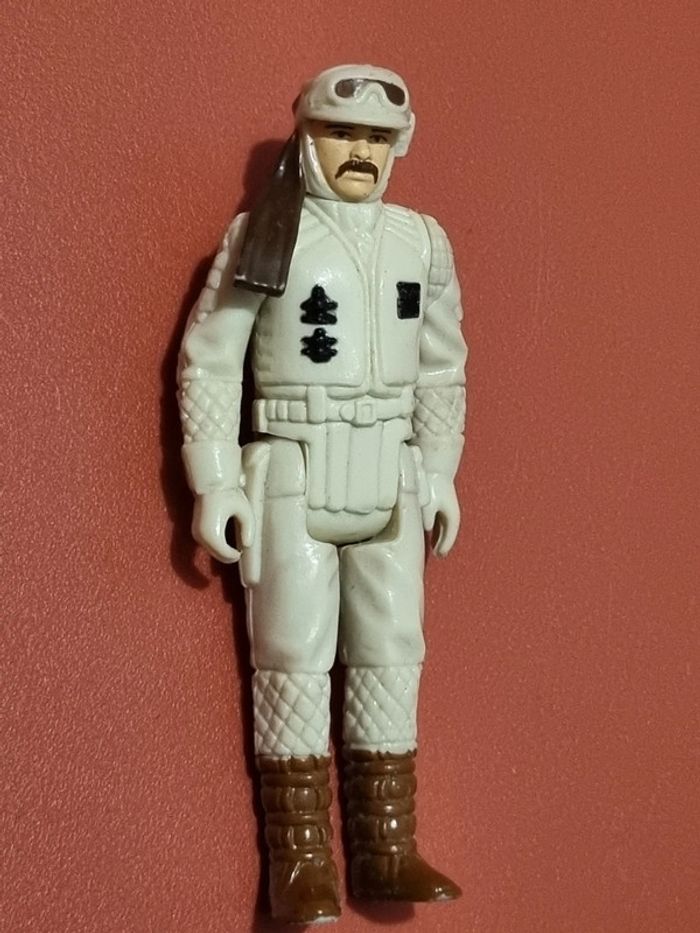 figurine vintage rebel commander hoth 1980