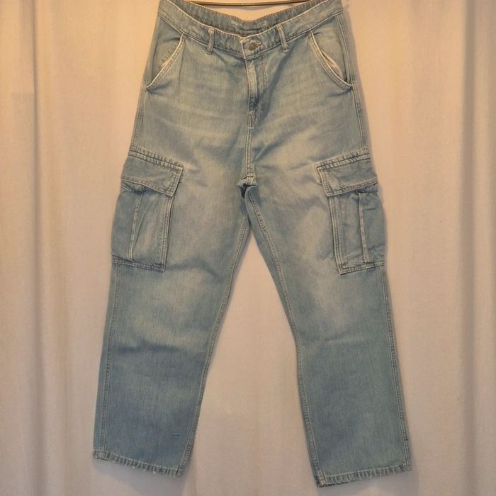 Pantalon jeans coupe ample