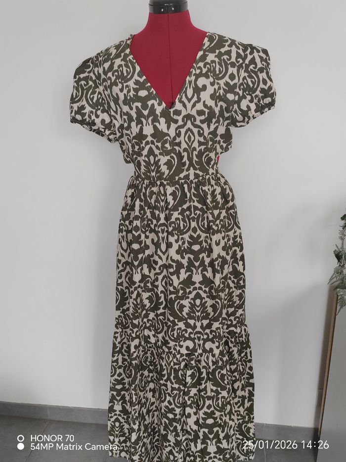 Robe longue en coton