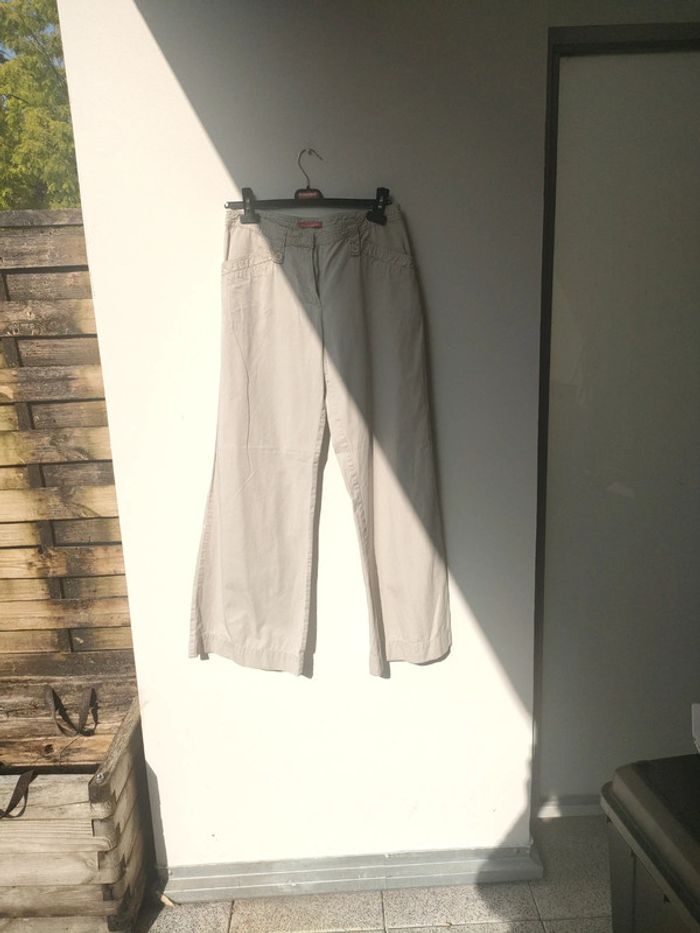 pantalon large taille haute Manoukian 38 40 - photo numéro 6