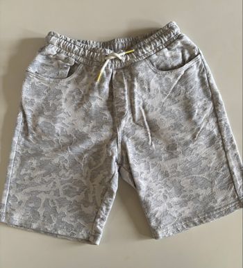 Bermuda beige gris 12ans ikks